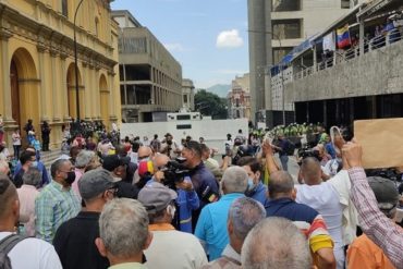 Reportan piquete de la PNB y la GNB en Caracas para impedir paso a la marcha de gremios sindicales