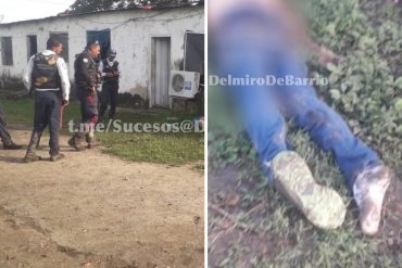 Hallan el cadáver de un hombre en finca entre Yaracuy y Falcón: era presuntamente exfuncionario de la GNB (+Fotos)