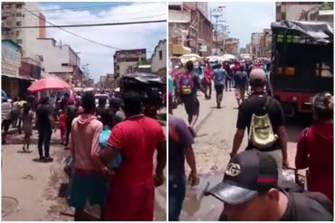 Reportan intentos de saqueo en el mercado municipal de Puerto La Cruz este #25Ago: tres personas detenidas (+Video)