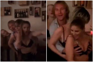 Polémica por video de “baile erótico” del vicepresidente de la Juventus junto a tres mujeres (+Video)