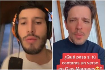 Sebastián Yatra cantó su verso de ‘Ojos marrones’ y así fue la emocionada reacción Lasso (en redes piden que hagan un remix de la canción) (+Videos)