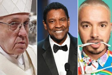 El papa Francisco asistirá a reunión con Denzel Washington, J Balvin y otros artistas