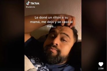 “Estoy bien emocionalmente, no tengo nada contra ella”: Le donó un riñón a su suegra, pero su novia lo dejó un mes después para casarse con otro