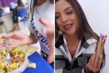 Desde tajadas fritas hasta pasta con carne molida: las misses desmontaron el mito que dice que “solo comen lechuga” (+Video)