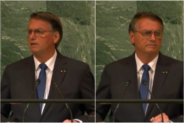 Bolsonaro denunció ante la ONU la crisis migratoria venezolana: “Están huyendo de la violencia y del hambre” (+Video)