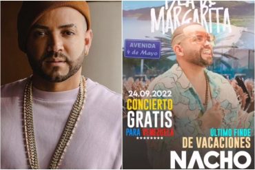 ZODI suspendió concierto gratuito de Nacho en Margarita: “Fue una orden de arriba” (+Video)