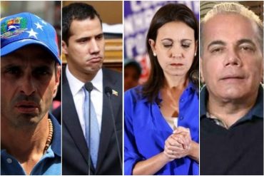 María Corina Machado: “Guaidó es una oportunidad desaprovechada, Capriles es el pasado y Rosales la prehistoria”