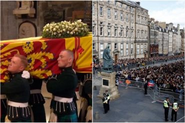 Las imágenes del primer día en capilla ardiente de la reina Isabel II: sus cuatro hijos la escoltan (+Videos y fotos)