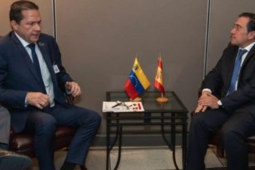 Partido Popular acusó al canciller de España de “blanquear a la dictadura” de Maduro tras reunirse con Carlos Faría: «¿Vamos a cerrar los ojos a cambio de petróleo?»