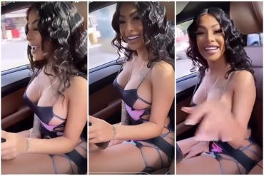 ¿Soltera y feliz? Así de sexy se mostró Yailin manejando su lujoso carro y con ropa diminuta en medio de rumores de su separación de Anuel (+Video)