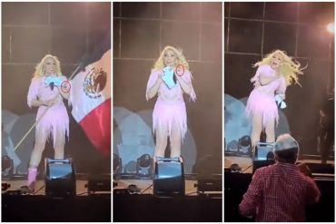 “Aquí es cuando el espíritu santo se sale”: el terror que vivió Yuri al darse cuenta de que una cucaracha caminaba por su cuerpo en pleno concierto (+Video)