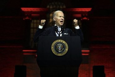 Polémica por discurso de Biden en el que afirmó que los seguidores de Trump eran una amenaza para EEUU y debían ser «frenados» (+Video)