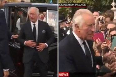 Así fue la llegada del rey Carlos III al Palacio de Buckingham tras la muerte de Isabel II (+Video)