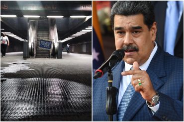 Maduro aprobó 150 millones de dólares para la supuesta “recuperación integral” del Metro de Caracas: dijo que espera los “mejores resultados” (+Video)