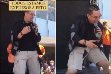 “Menos mal tenía puestos interiores”: A Víctor Drija se le rompió el pantalón en pleno show