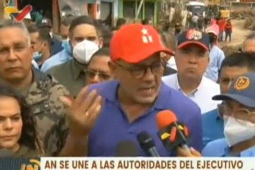 Jorge Rodríguez, Nicolasito y Pedro Carreño fueron a Las Tejerías: prometen recuperar una escuela o terminar construcción de hospital, pero las dos obras no (+Videos)