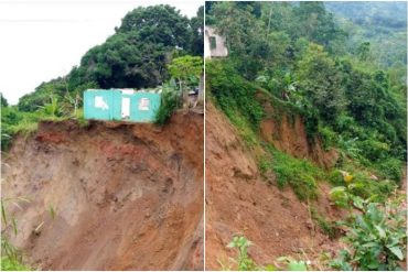 Más de 30 familias quedaron damnificadas en Vargas por las fuertes lluvias