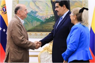 Maduro sostuvo un encuentro privado con el canciller colombiano Álvaro Leyva en Miraflores (+Videos)