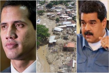 Guaidó llama a Maduro “desvergonzado” por recordar experiencia de Vargas en 1999: “Rechazaron ayuda internacional y dejaron al país vulnerable”