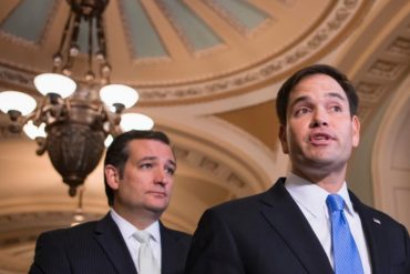 Marco Rubio y Ted Cruz acusaron a Biden de «erosionar» la legitimidad de Juan Guaidó