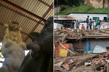 “Después de que se la llevaron han pasado desgracias”: relacionan en redes las tragedias ocurridas por las fuertes lluvias con el “robo” de la estatua Maria Lionza (+Reacciones)