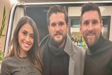 La foto de Messi con Jon Snow de “Game of Thrones” que se hizo viral en redes