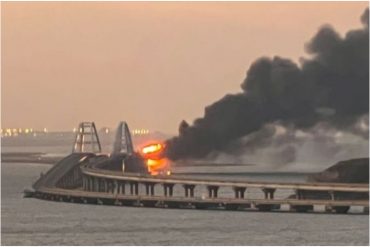 Explosión en puente de Crimea dejó al menos 3 fallecidos, Rusia investiga el incidente