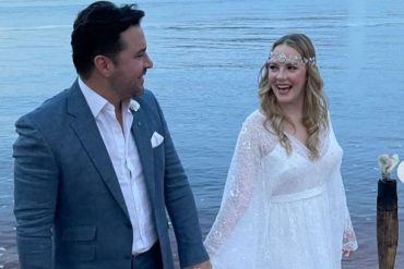 Las espectaculares imágenes de la boda de Alexandra Braun y Adrián Delgado en Canaima