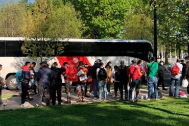 Detenidos dos hombres en México por disparar contra un autobús que trasladaba migrantes venezolanos