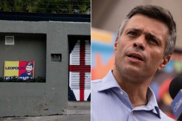 Leopoldo López denuncia que el Sebin irrumpió en su casa en Caracas, robaron pertenencias y secuestraron un vigilante