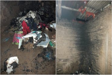 Niños encendieron velas porque tenían todo el día sin luz y se generó un incendio dentro de su casa en La Guajira