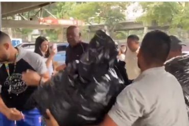 Leones del Caracas anunció que ya entregó la primera tanda de insumos para los afectados de Las Tejerías (+Video)