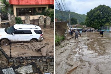 Imágenes que muestran la devastación ocurrida en El Castaño tras desbordamiento de río El Palmarito (+Videos +Fotos)