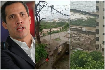 Guaidó condenó que habitantes de La Guaira estén expuestos riesgos tras 23 años de la tragedia: “No hay excusa para no haber aprendido” (+Video)