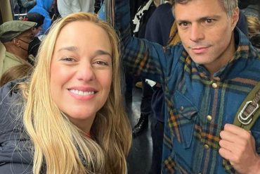 “Para eso quedaron los políticos, para la foto”: Los mensajes que dejaron en una publicación que muestra a Lilian Tintori y Leopoldo López en el metro de Nueva York