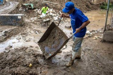 Muere un hombre por un alud a causa de las lluvias en el estado Trujillo