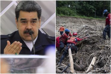 Maduro calcula que hay un centenar de víctimas fatales en el deslave de Las Tejerías, descartando sobrevivientes: “Tragedia, desastre natural” (+Video)