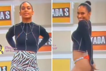 Polémica por modelo que se desvistió durante una transmisión de Portada’s en horario supervisado (+Video)