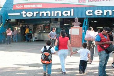 Un hombre de 60 años fue asesinado a machetazos en un terminal de Maracay