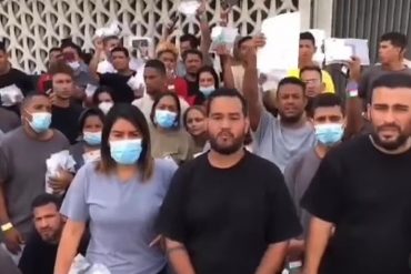 Venezolanos expulsados a México aseguran que les dieron 15 días para salir de la nación azteca (+Video)