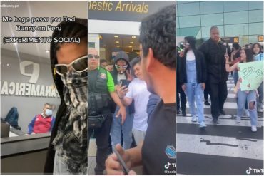 El “experimento social” de un venezolano que se hizo pasar por Bad Bunny en Perú: esto fue lo que pasó (+Video)