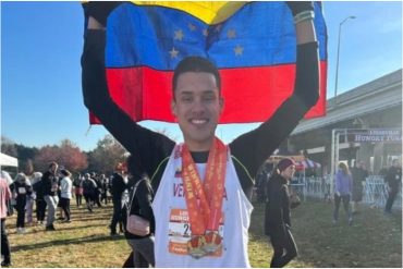 Corredor venezolano Pedro Balestrini consiguió la victoria en importante carrera 5K de EEUU