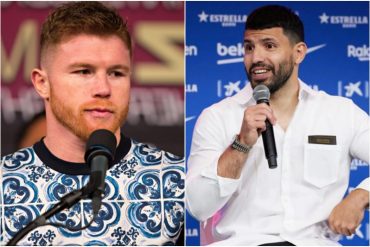 “No seas hipócrita, cabr*n”: Canelo sigue enloquecido e insultó ahora al Kun Aguero por defender a Messi de sus amenazas