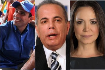 Capriles, Rosales y María Corina Machado lideran intención de voto en primarias, según encuesta