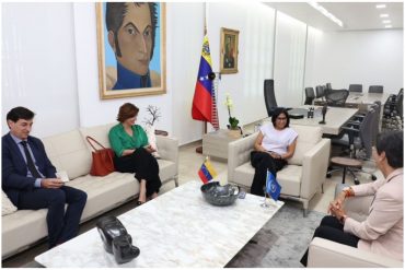 Delcy Rodríguez sostuvo encuentro con la directora regional del PMA para América Latina (+Video)