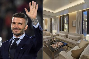 La razón por la que Beckham se vio obligado a mudarse de su suite de 23.000 euros por noche en Qatar (+Fotos)