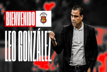 Leonardo González se convierte en el nuevo entrenador del Caracas FC