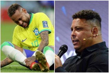 La sentida carta que Ronaldo Nazario le dedicó a Neymar luego de la lesión que sufrió en el Mundial Qatar 2022: “Que todo el odio se convierta en combustible”