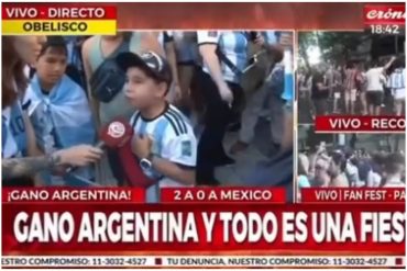 La tierna reacción de un niño venezolano tras la victoria de Argentina en el Mundial de Qatar (+Video viral)