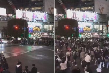 En Tokyo estallaron en júbilo tras conocer que su selección le ganó a Alemania (+Video)